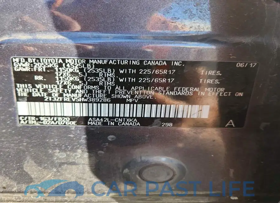 2T3ZFREV5HW389286# 13