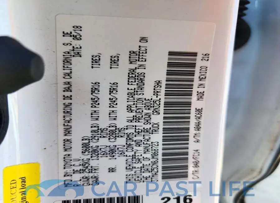 3TMAZ5CN8JM068723# 13