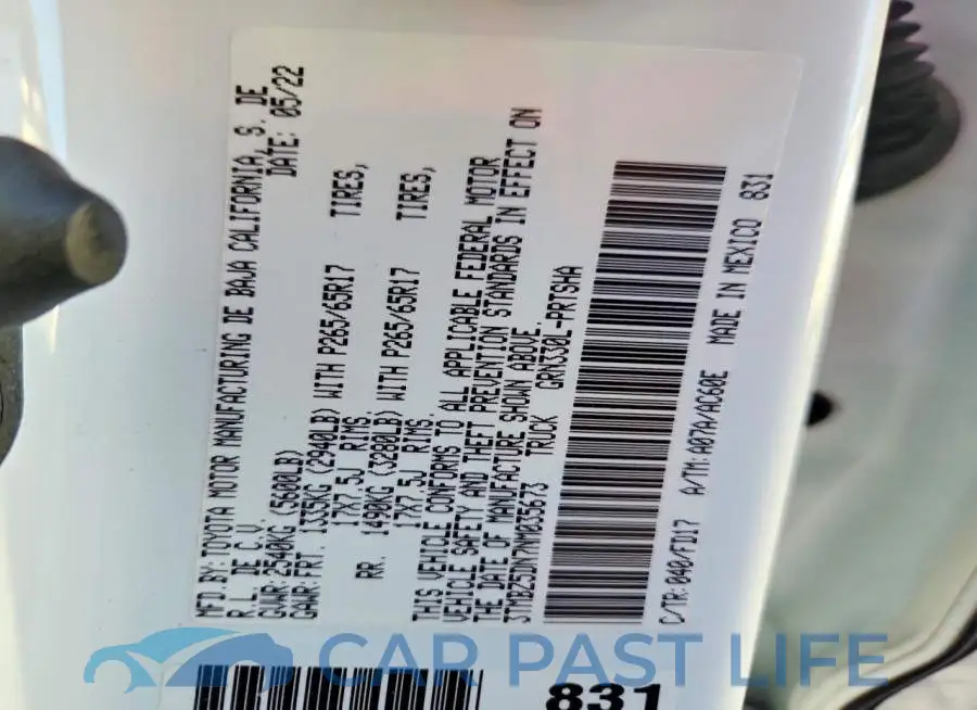 3TMBZ5DN7NM035673# 12
