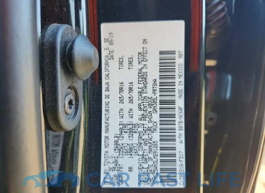 3TMCZ5AN3LM291265# 12