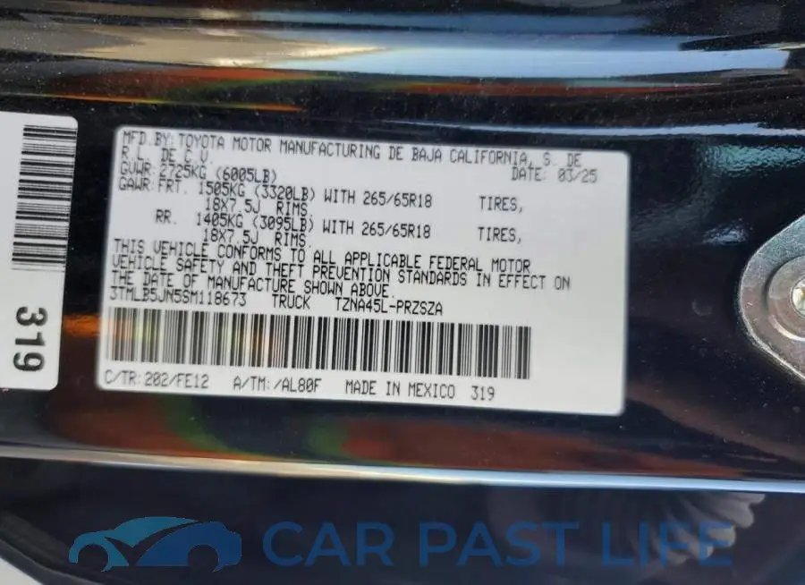 3TMLB5JN5SM118673# 12