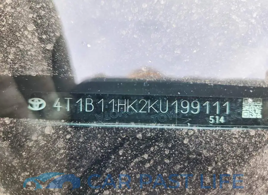 4T1B11HK2KU199111# 12