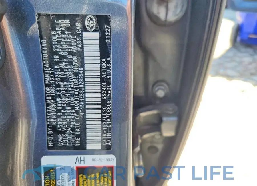 4T1BK1EB8JU283546# 12