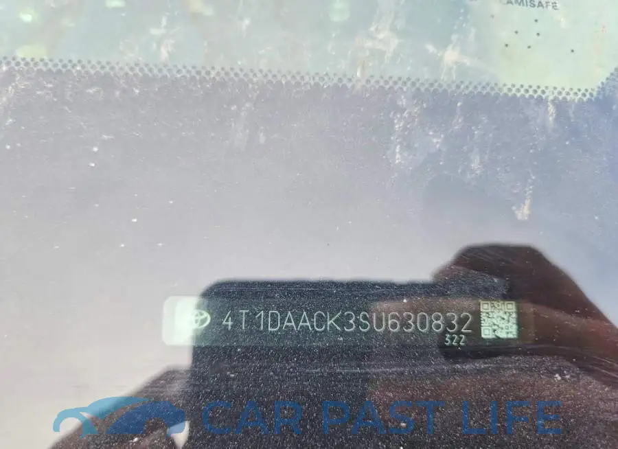 4T1DAACK3SU630832# 12