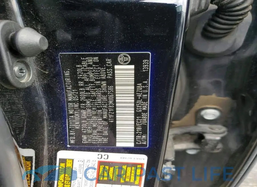 4T1FZ1FB3MU067586# 13