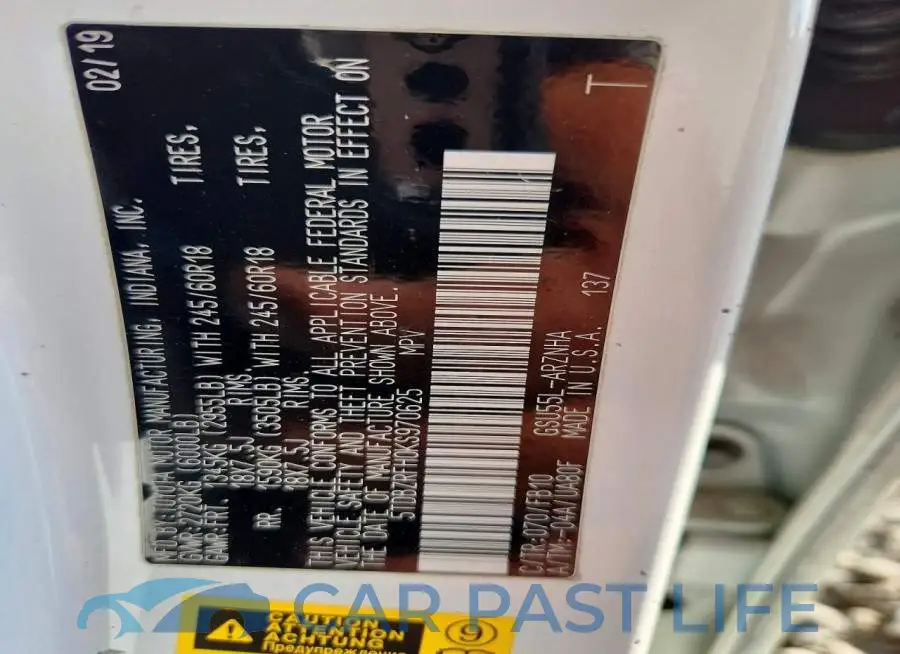 5TDBZRFH0KS970625# 12