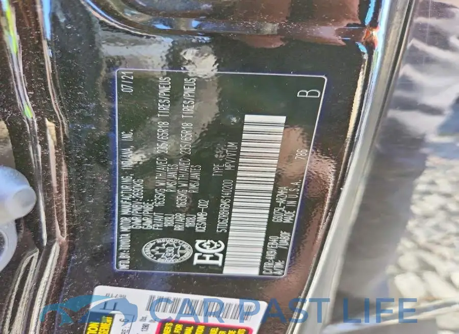 5TDGZRBH6MS140200# 13