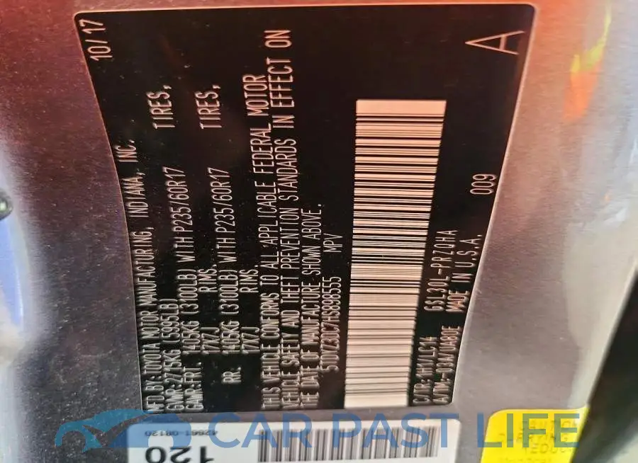 5TDYZ3DC7HS898555# 13