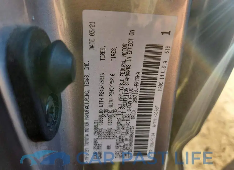 5TFDZ5BN6MX060732# 12