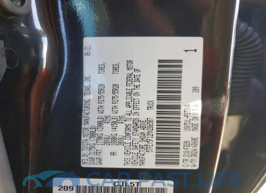 5TFEY5F12MX286507# 12