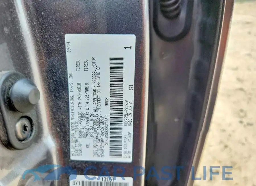 5TFLA5DB2SX240311# 12