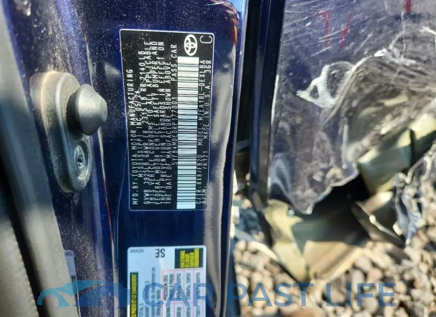 5YFB4MDE0RP177001# 12