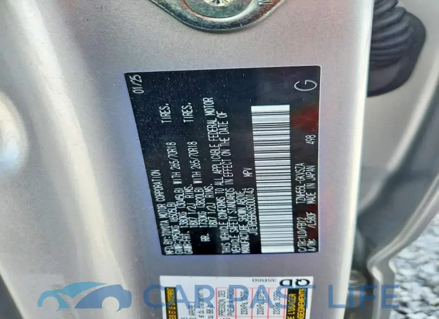 JTEVB5BR6S5000143# 12