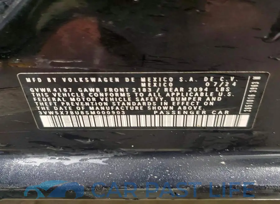 3VW5X7BU8SM000903# 12