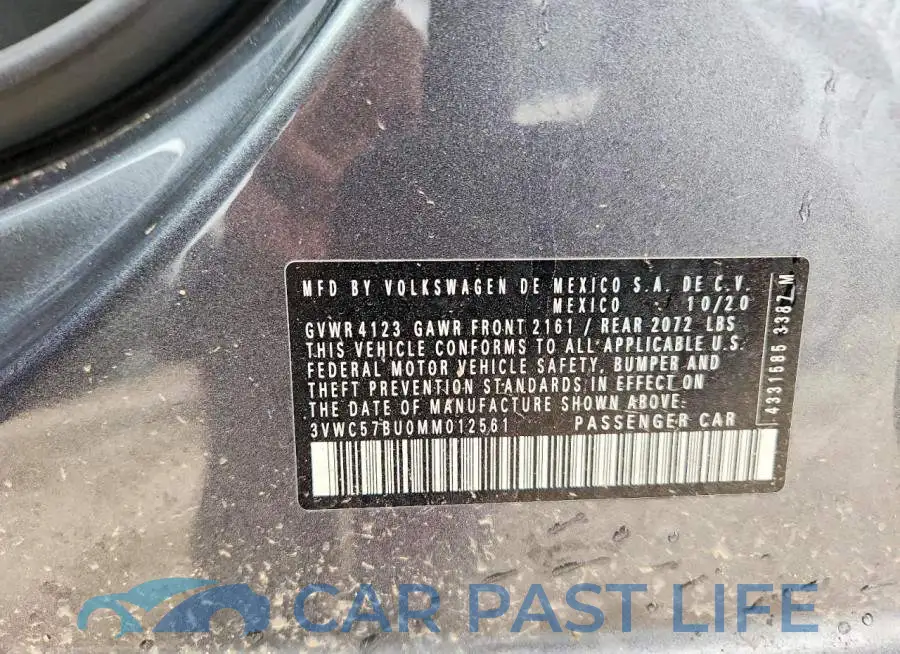 3VWC57BU0MM012561# 12