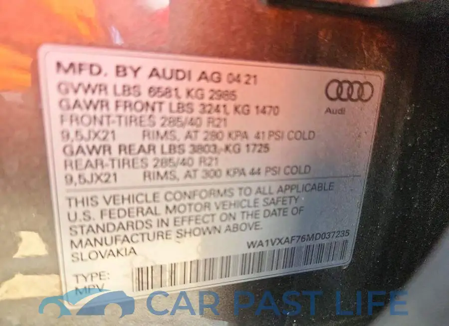 WA1VXAF76MD037235# 13