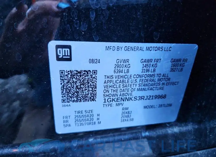 1GKENNKS3RJ219968# 14