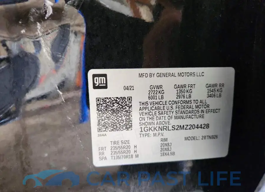 1GKKNRLS2MZ204428# 14