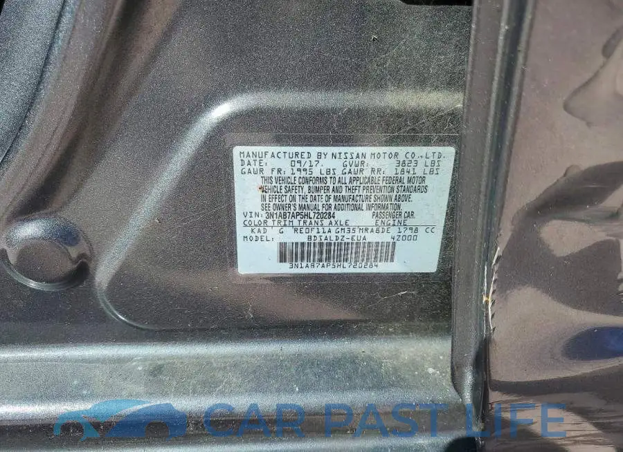 3N1AB7AP5HL720284# 12
