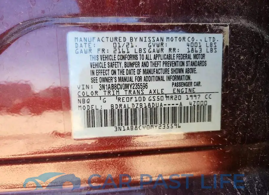 3N1AB8CV0MY235596# 12
