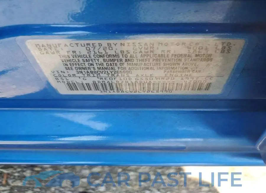 3N1AB8CV2LY265990# 12