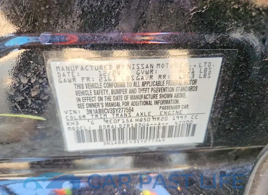 3N1AB8CV3SY277564# 13
