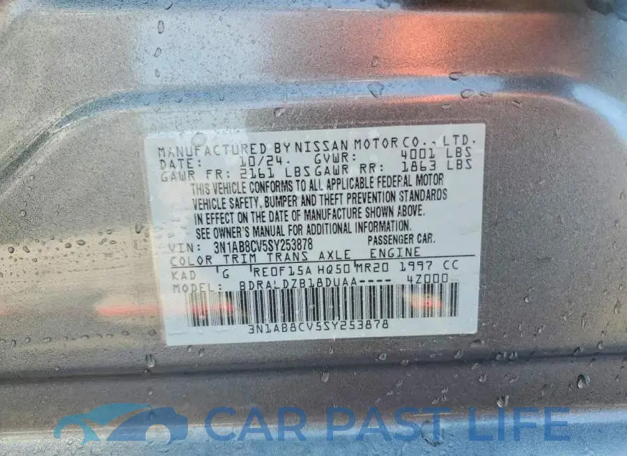 3N1AB8CV5SY253878# 13