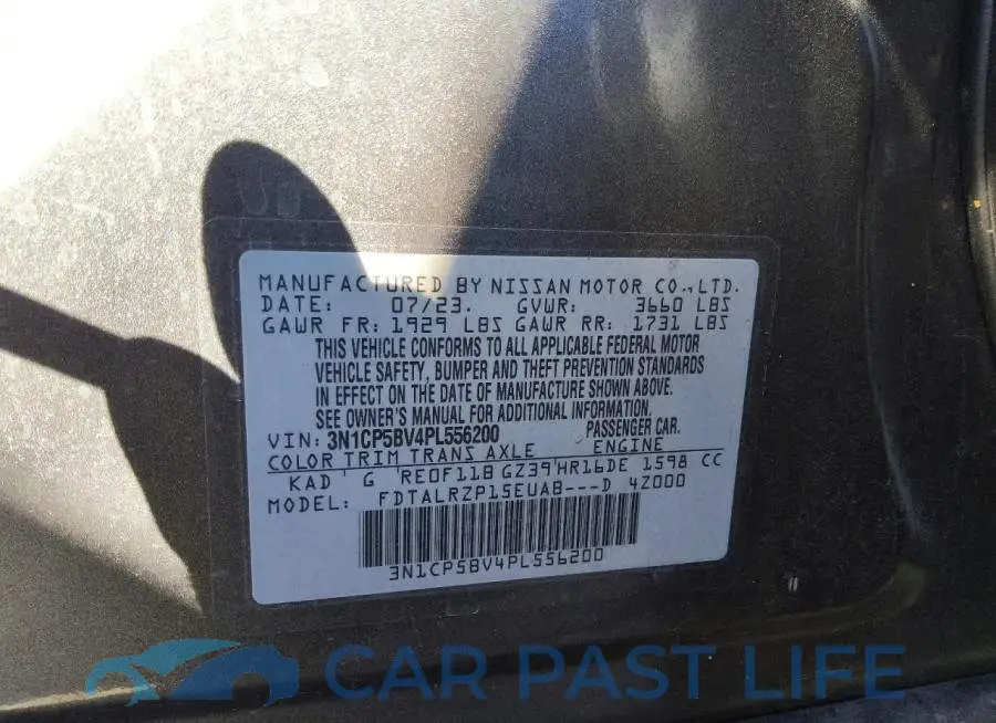 3N1CP5BV4PL556200# 13