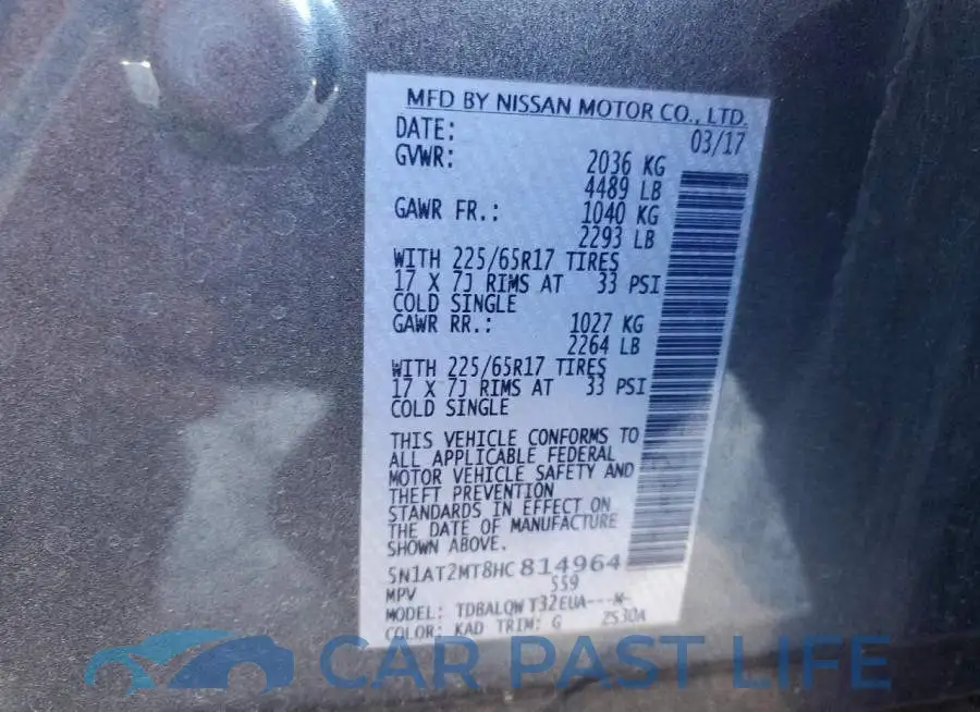 5N1AT2MT8HC814964# 14