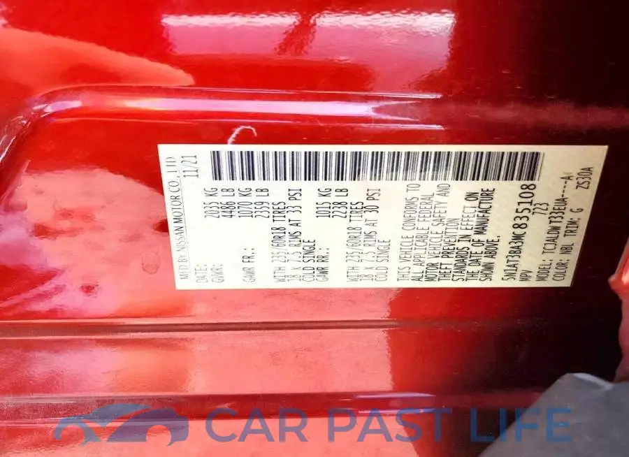 5N1AT3BA3MC835108# 13