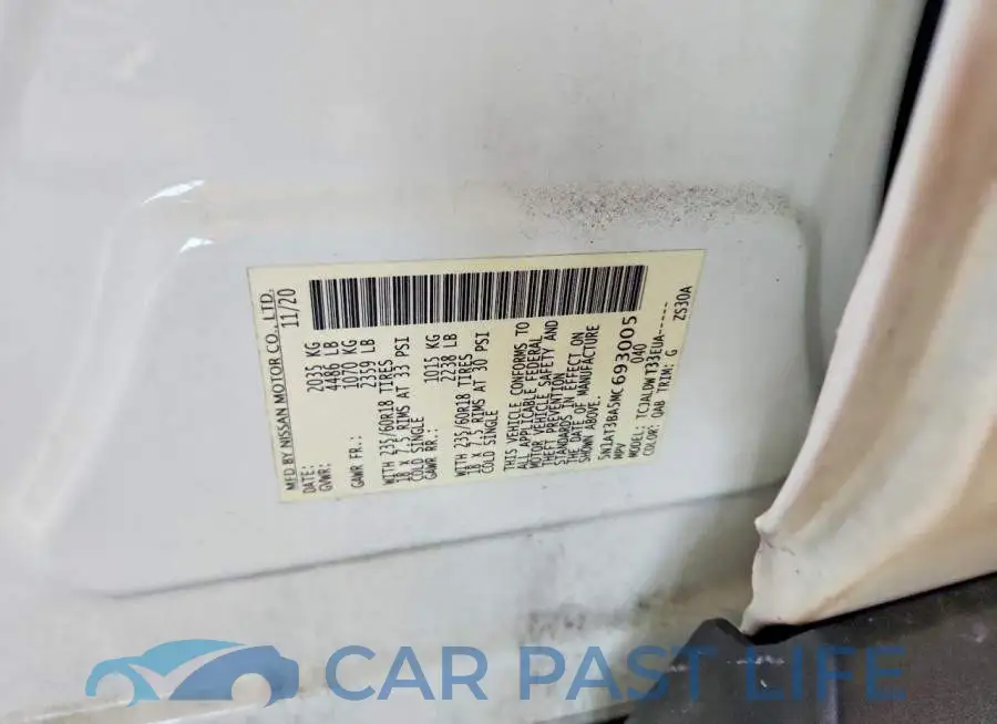 5N1AT3BA5MC693005# 14