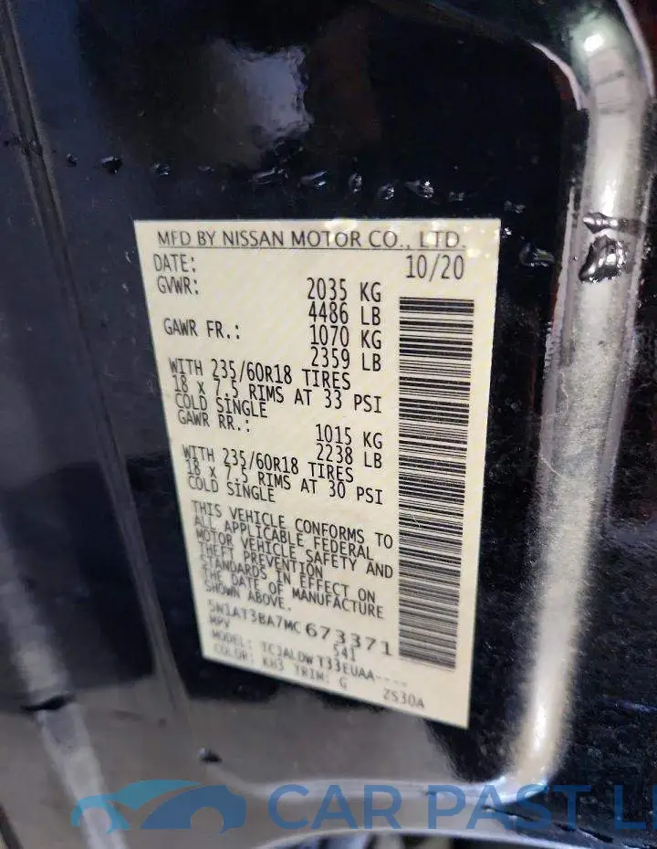 5N1AT3BA7MC673371# 14