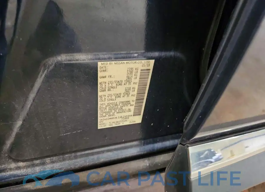 5N1AZ2MH0JN162099# 14