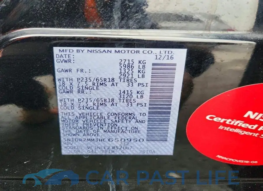 5N1DR2MM3HC650950# 13