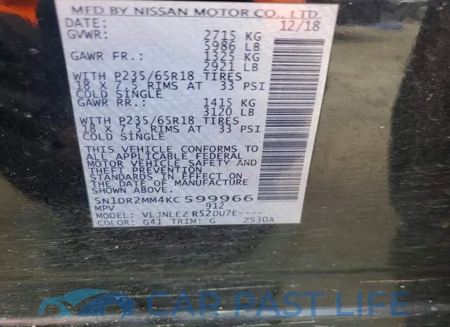 5N1DR2MM4KC599966# 13