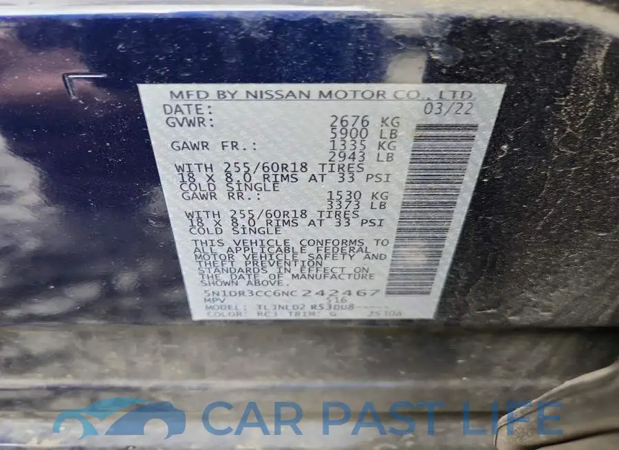 5N1DR3CC6NC242467# 12
