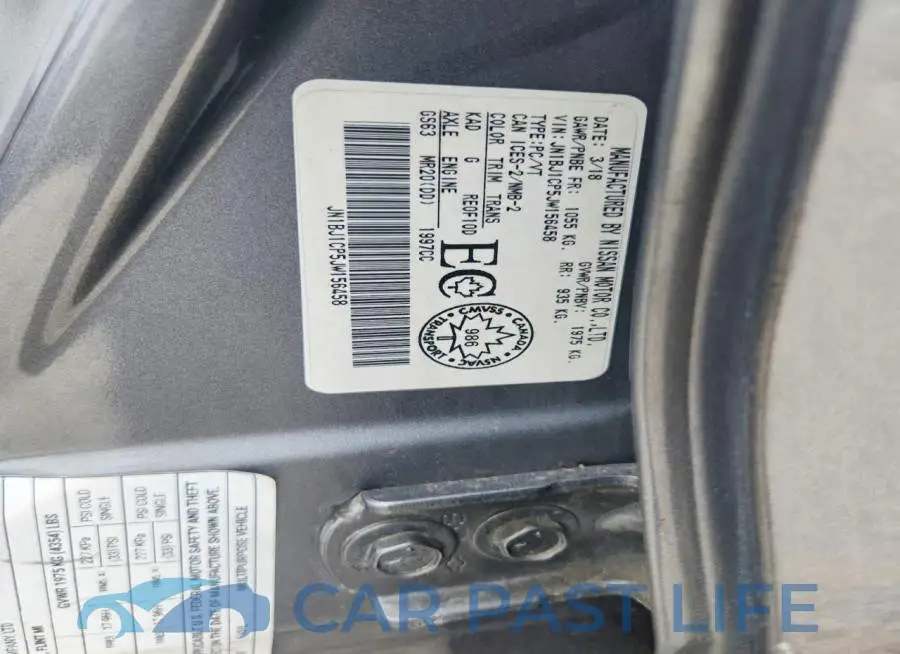JN1BJ1CP5JW156458# 12