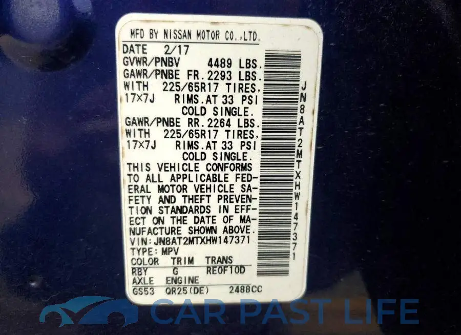 JN8AT2MTXHW147371# 13
