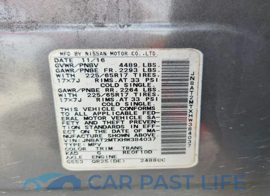 JN8AT2MTXHW384037# 13