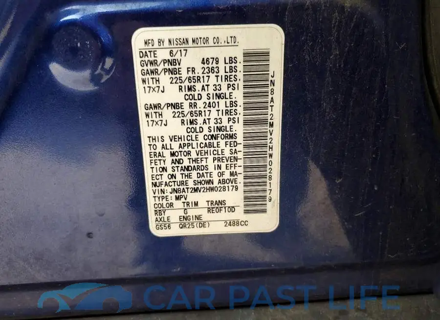 JN8AT2MV2HW028179# 13