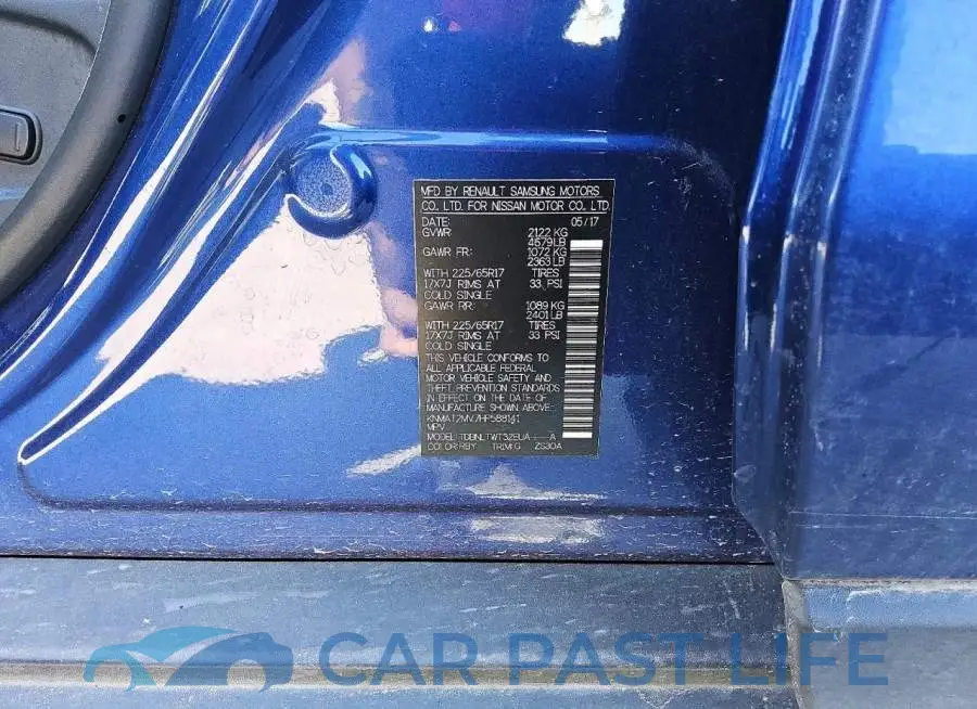 KNMAT2MV7HP588141# 14
