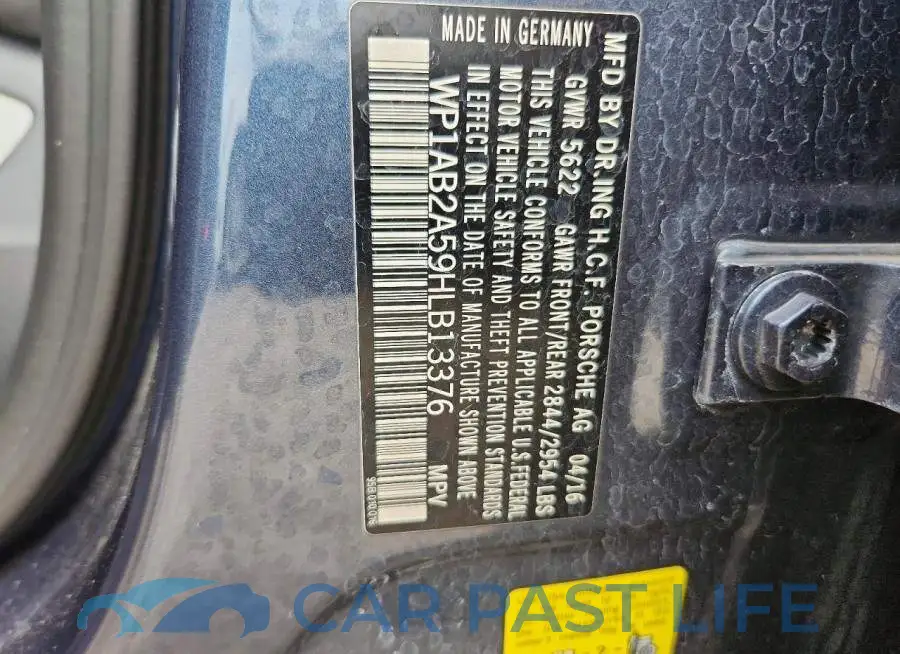 WP1AB2A59HLB13376# 12