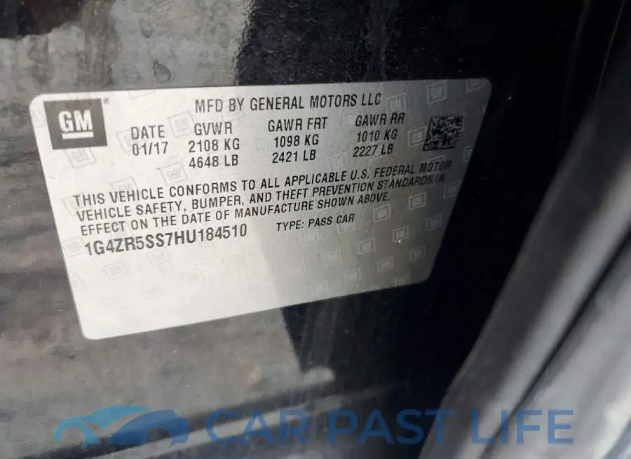 1G4ZR5SS7HU184510# 12