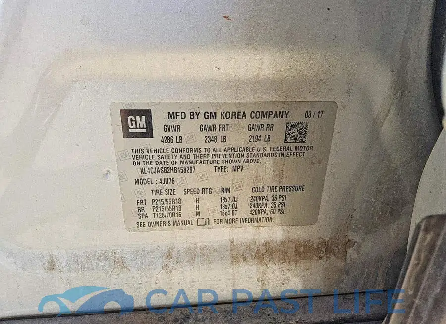 KL4CJASB2HB158297# 12
