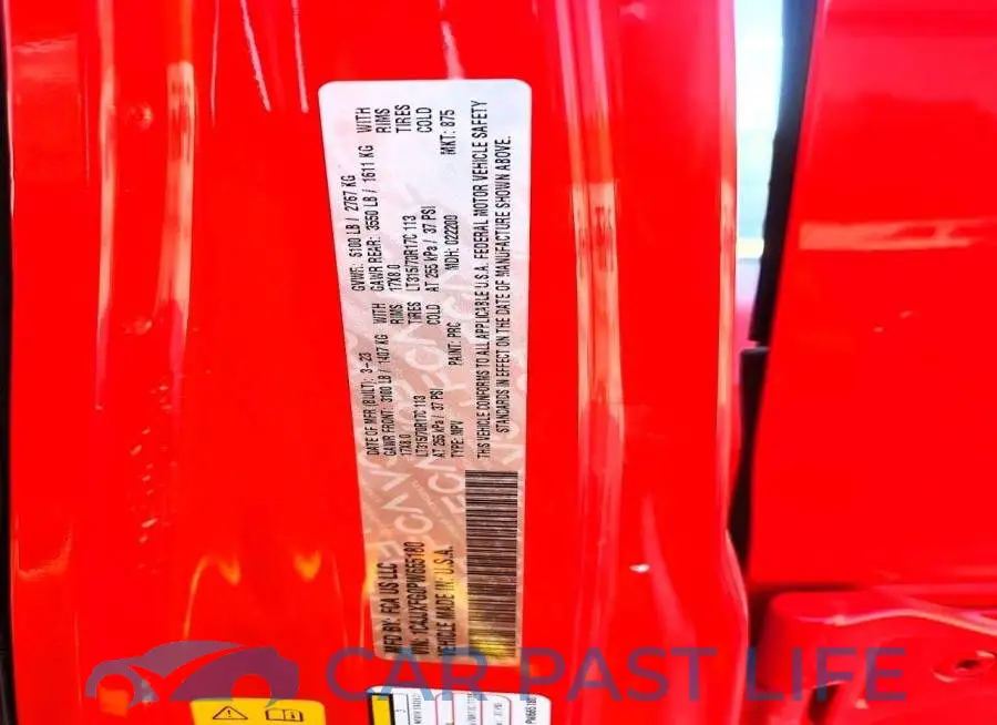 1C4JJXFG0PW665180# 14