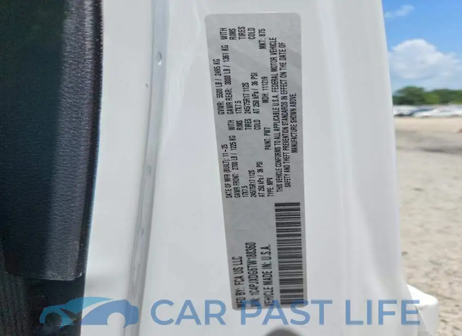 1C4PJXDG6TW188360# 12