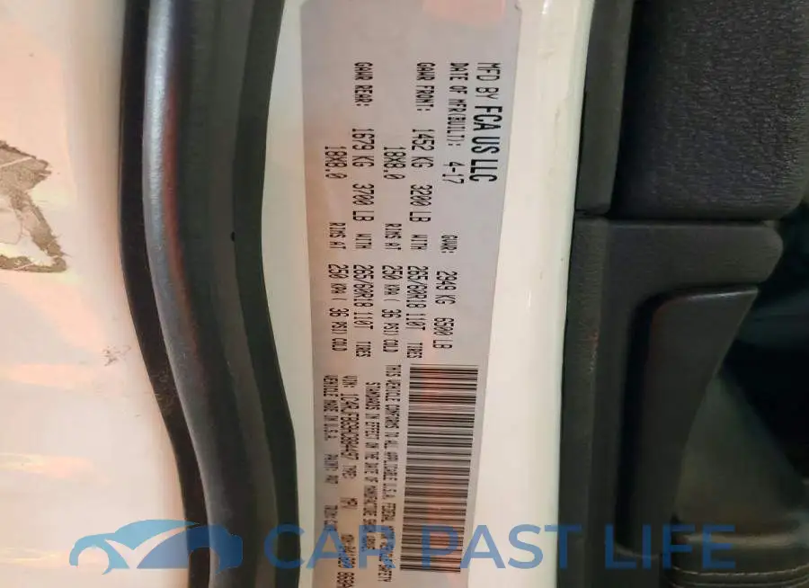 1C4RJFBG9HC884497# 12