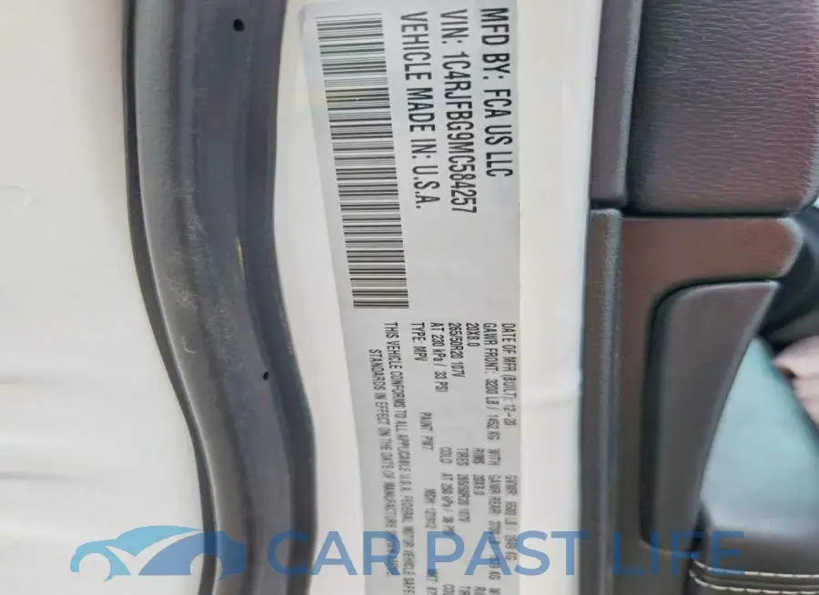1C4RJFBG9MC584257# 13