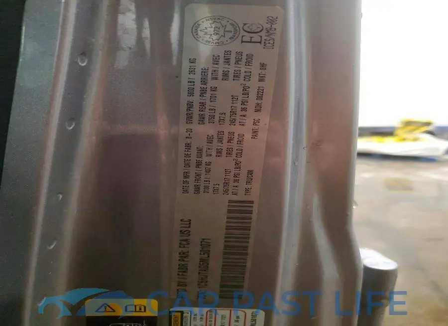 1C6HJTAG5ML501071# 12