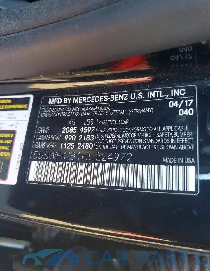 55SWF4JB1HU224972# 12